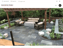 Tablet Screenshot of diamondfinishconcretecountertops.com